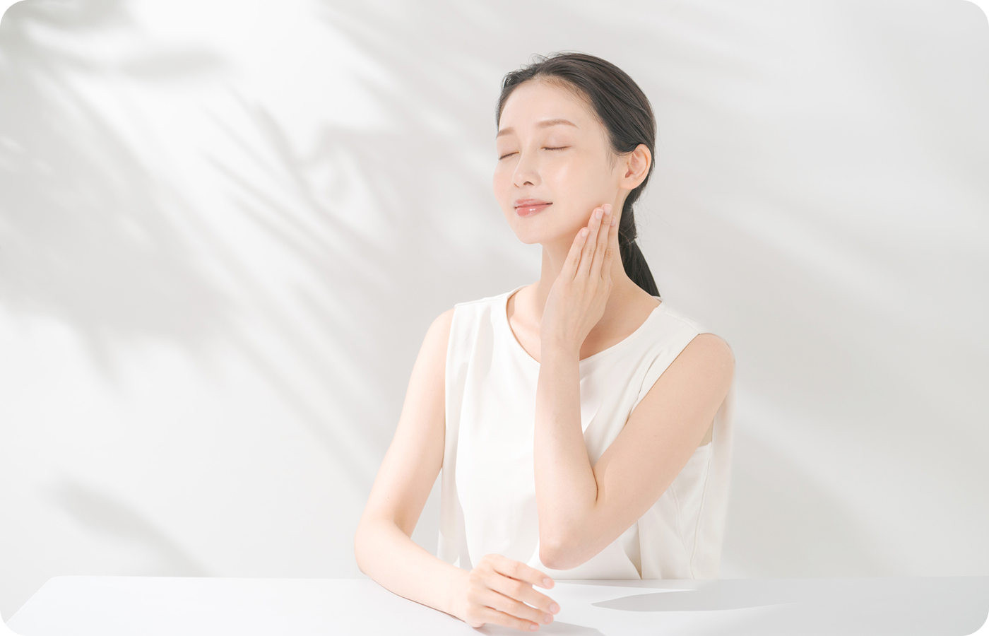 美容訴求の女性のイメージ